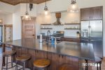 Stunning Kitchen Island with Bar Style Seating for 6